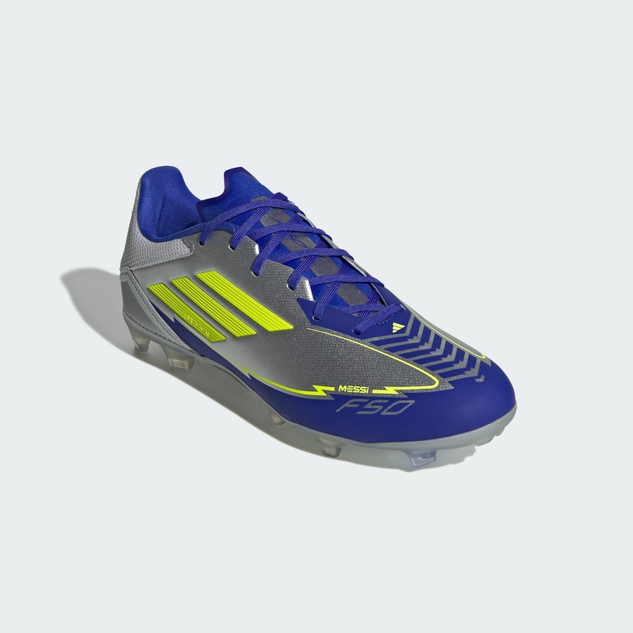 Футбольные бутсы ADIDAS PERFORMANCE F50 League Messi, серебряный — фото 4