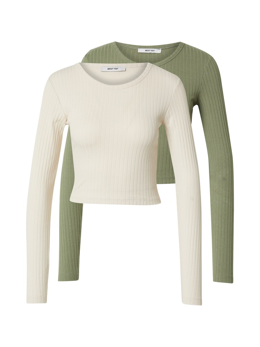 

Рубашка ABOUT YOU Lieven, цвет Beige/Green