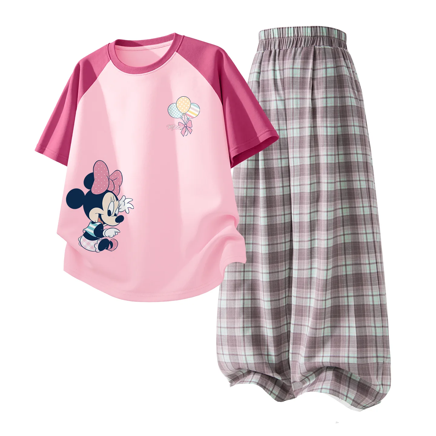 Детский спортивный комплект Casual Disney, Dile Play K Berry Pink+Solid Pink