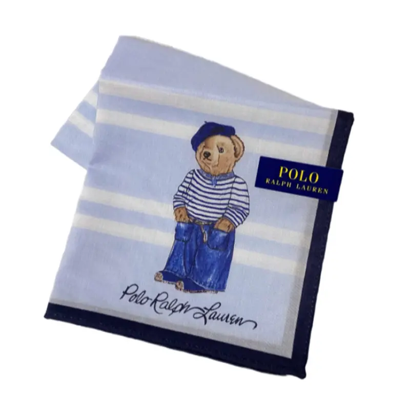 

Polo Ralph Lauren Шёлковый шарф унисекс светло-голубой, Light Blue