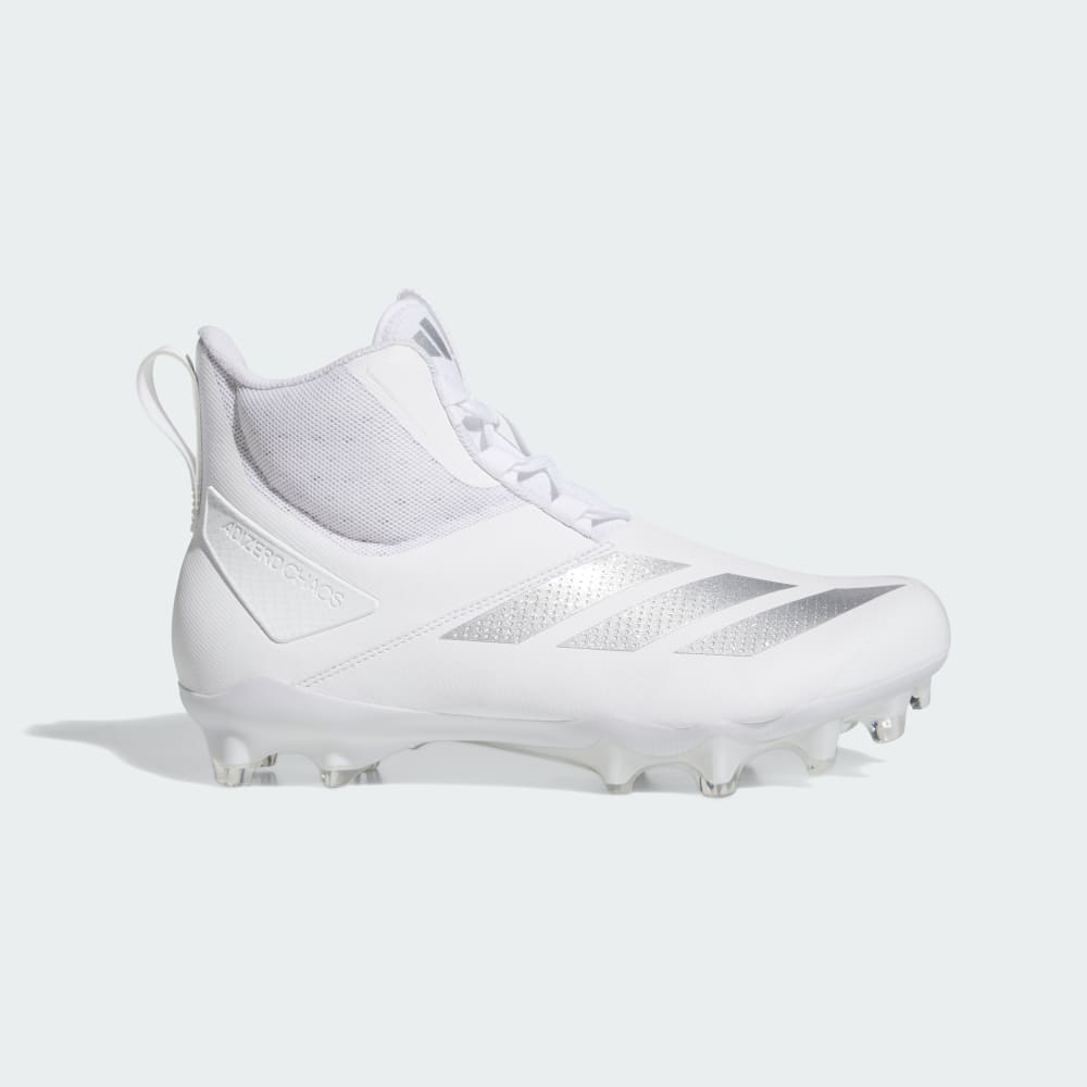 

Бутсы Adidas Adizero Chaos Football Linemen Cleats, цвет Cloud White/Silver Metallic/Cloud White
