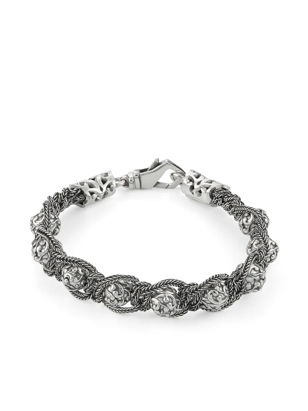 

Серебряный браслет Arabesque Shamballa Emanuele Bicocchi, серебяный