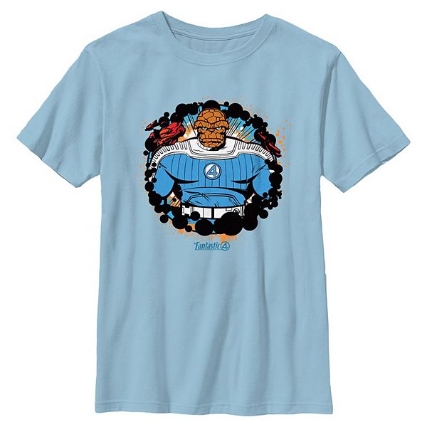 

Футболка с принтом The Fantastic Four The Thing Power Poster для мальчиков 8-20 Marvel