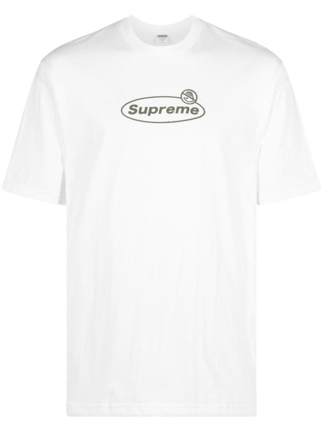 

Supreme футболка Warning, белый