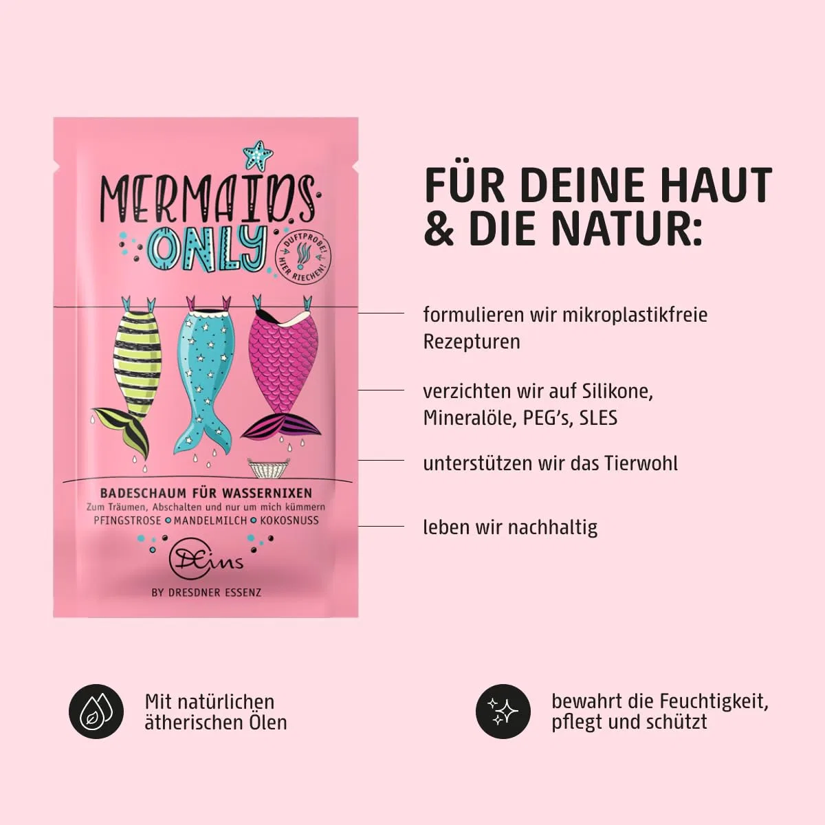 Пена для ванны Dresdner Essenz «Mermaids Only» с маслом апельсина ‎Dresdner Essenz — фото 4
