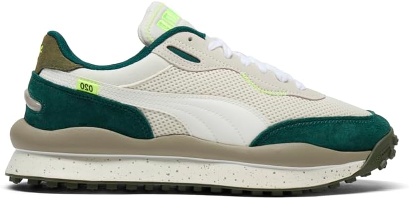 

Мужские кроссовки PUMA Style Rider Mix со шнуровкой, повседневные - белые