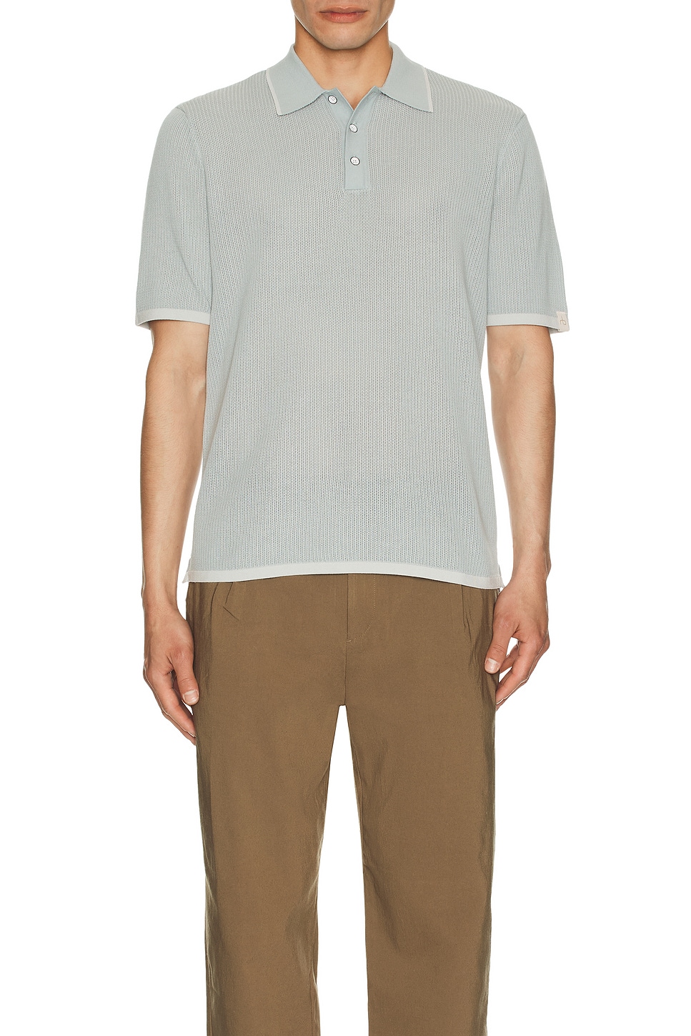 

Harvey Knit Поло Rag & Bone, Light Blue