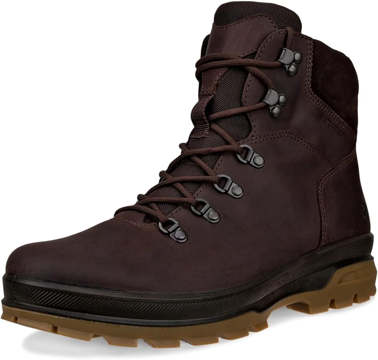 Мужские водонепроницаемые высокие туфли ECCO Rugged Track с плоским носком