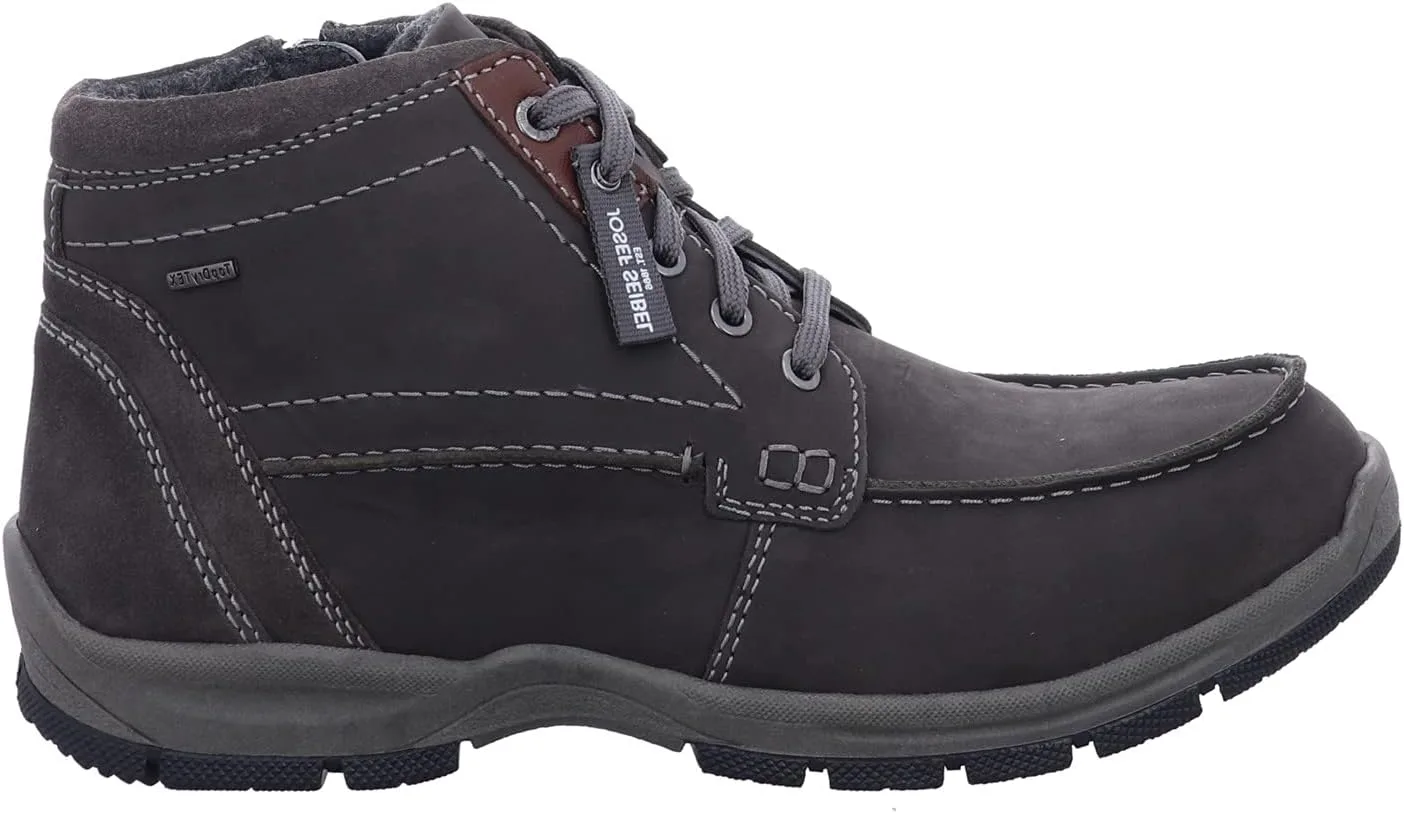 Мужские ботинки Josef Seibel Lenny 50, мужские зимние ботинки, TopDryTex, цвет Anthracite Combi — фото 2