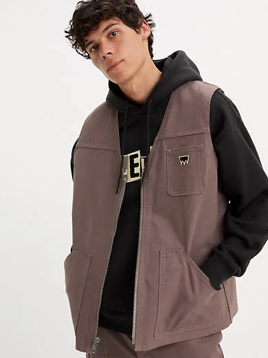 

Холщовый жилет levi's Skateboarding, фиолетовый