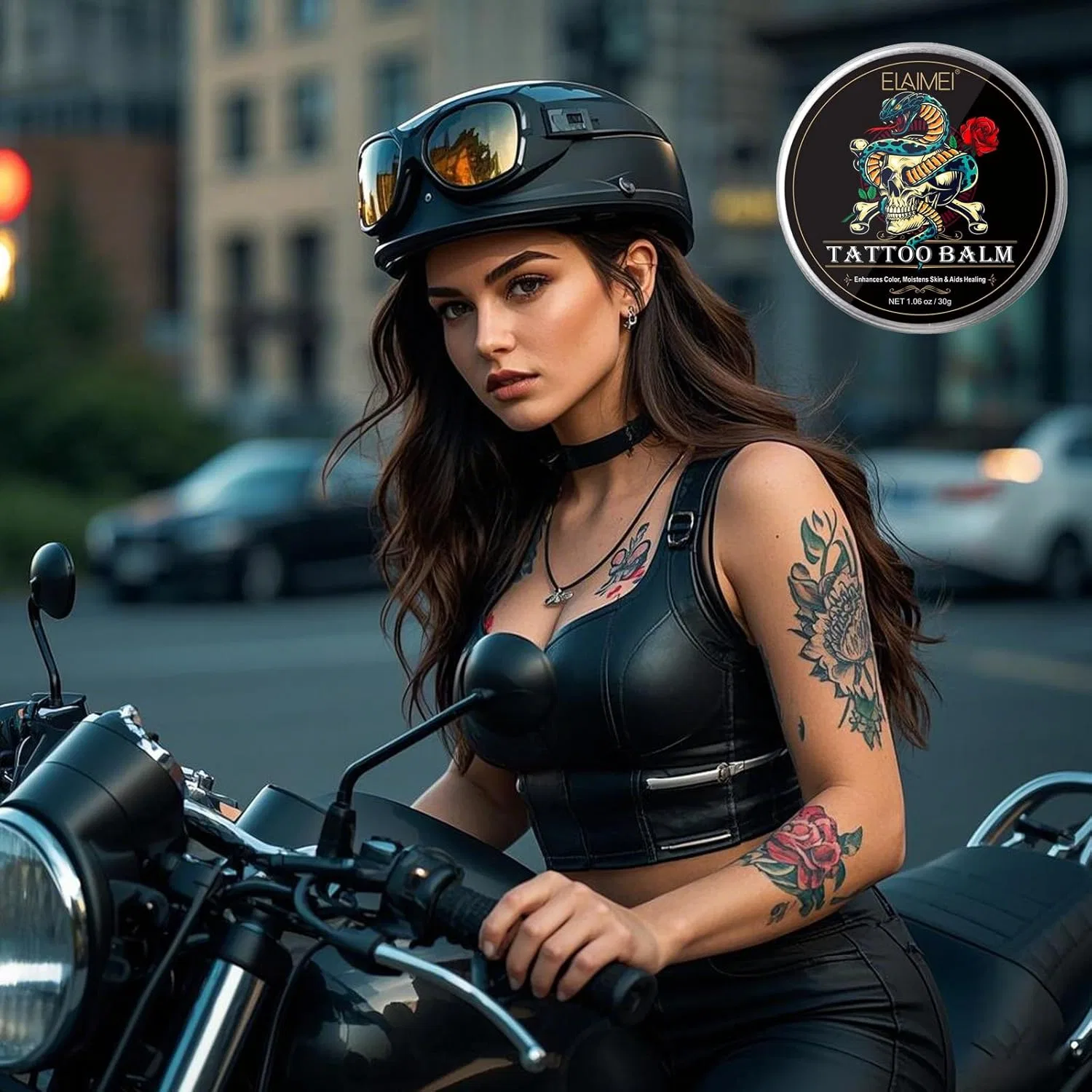 Крем для лица Cxnxfd — Бальзам для ухода за татуировками от Elaimei, 30 г — фото 4
