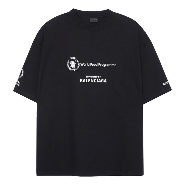 

Футболка x wfp t-shirt medium fit 'black' Balenciaga, черный