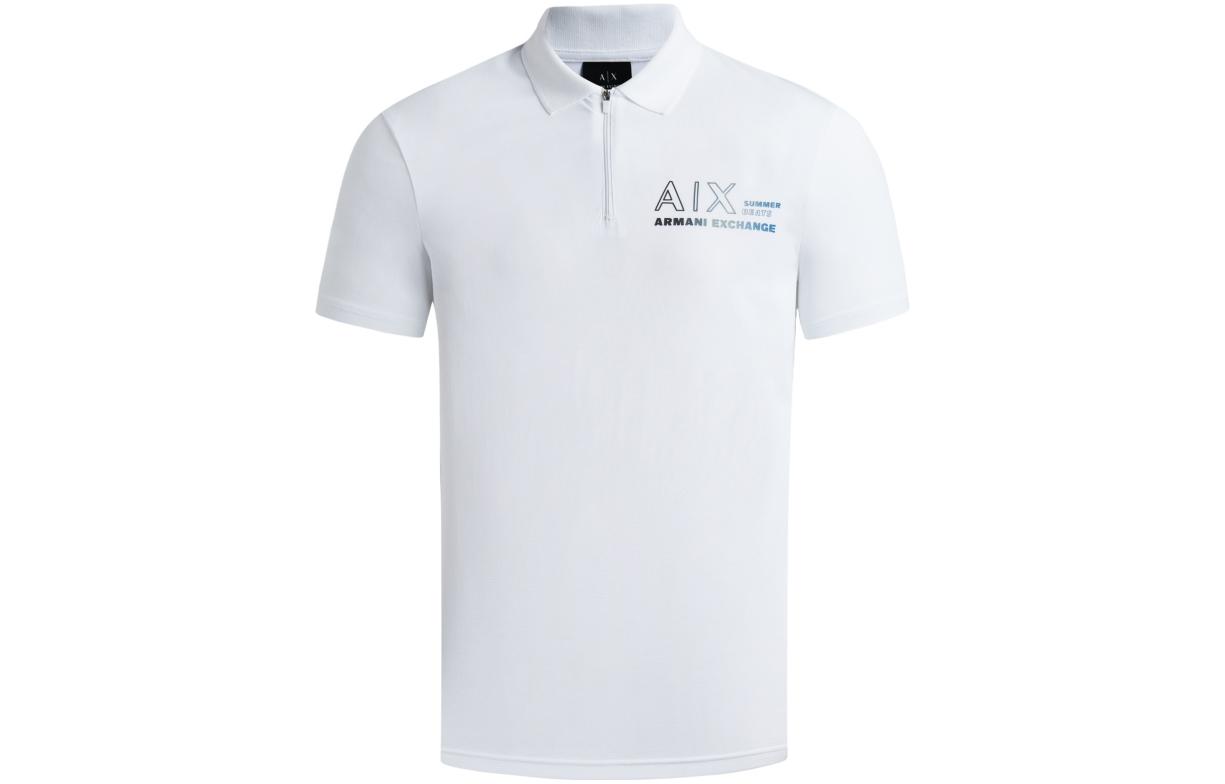 

Футболка поло мужская белая ARMANI EXCHANGE