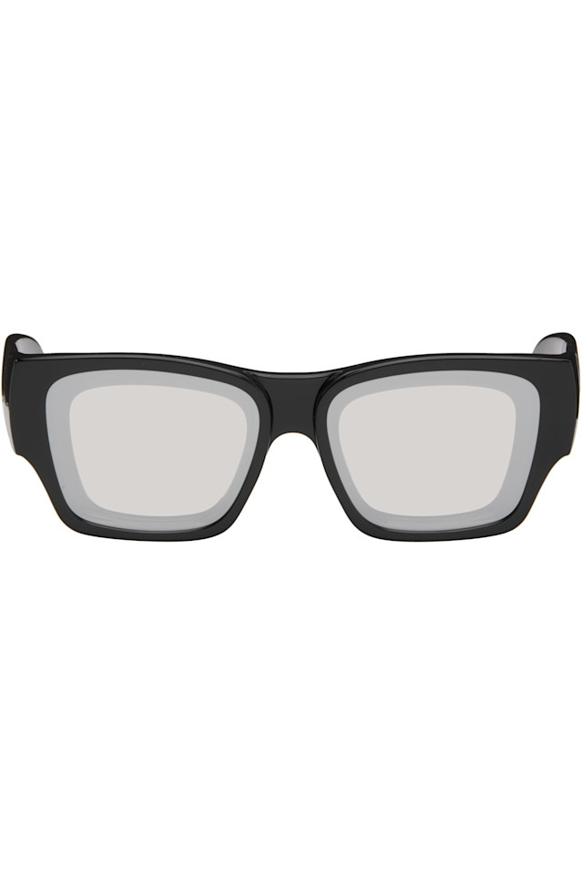 

Loewe Черные прямоугольные солнцезащитные очки Paula's Ibiza