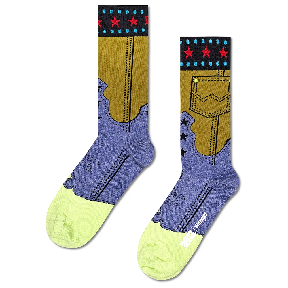

Носки Happy Wrangler jean genie crew, разноцветный