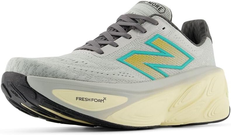 

New Balance Кроссовки Mens Fresh Foam X More V5, Brighton Grey/Calcium/Cyber Jade