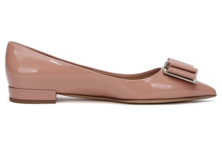Туфли женские Ferragamo низкие, розовый — фото 2
