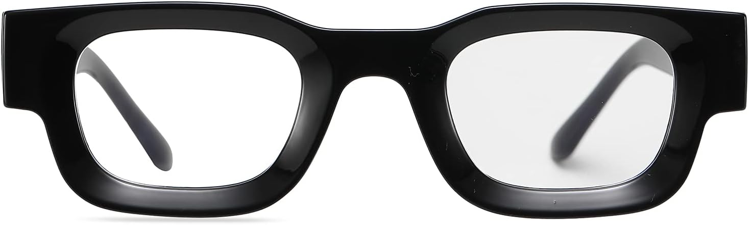 

Солнцезащитные очки EYLRIM в толстой квадратной оправе для женщин и мужчин, массивные прямоугольные поляризованные солнцезащитные очки с защитой UV400, A8 Black/Anti-blue Lens