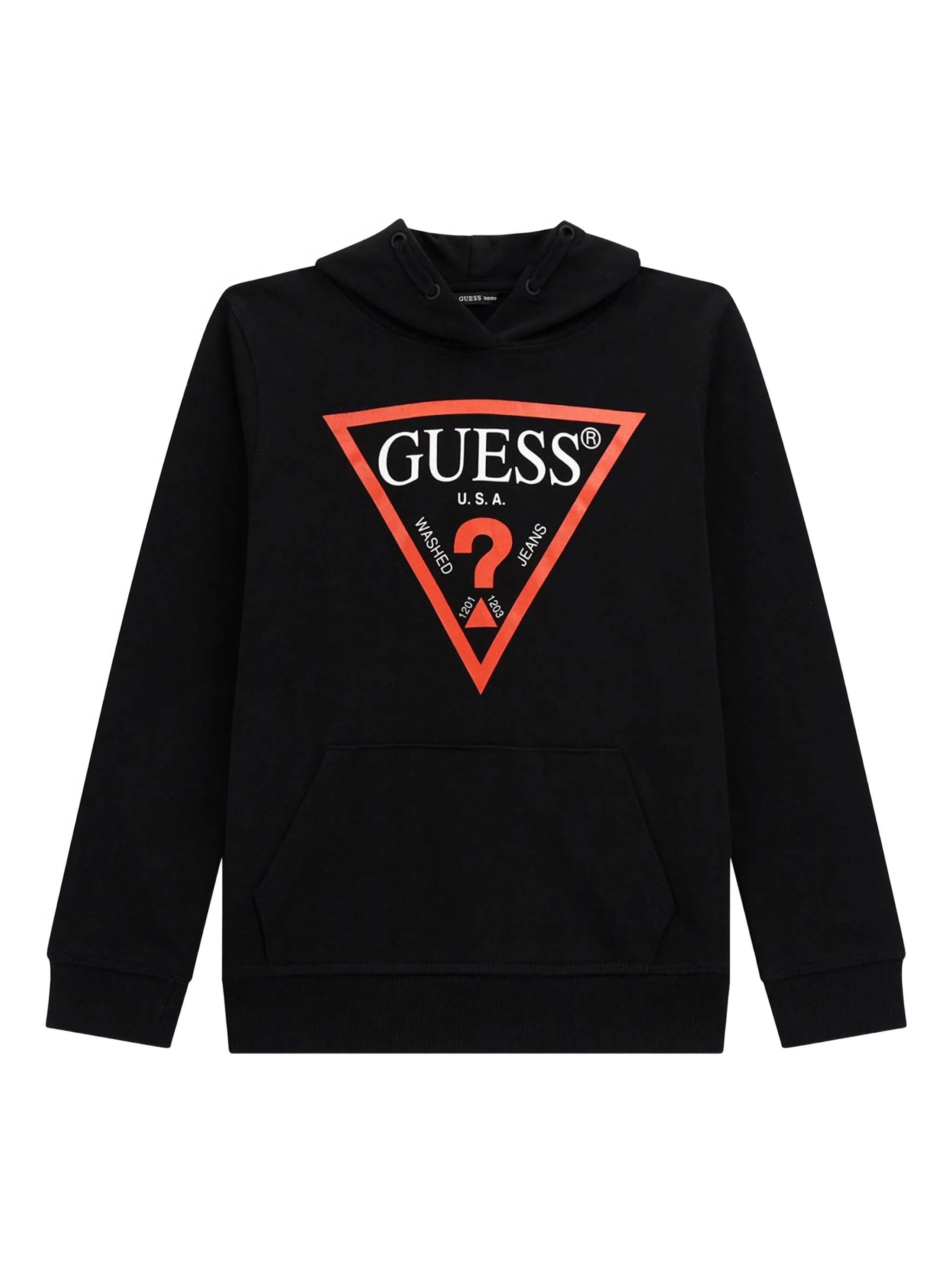 

Худи с логотипом Guess Kids, черный