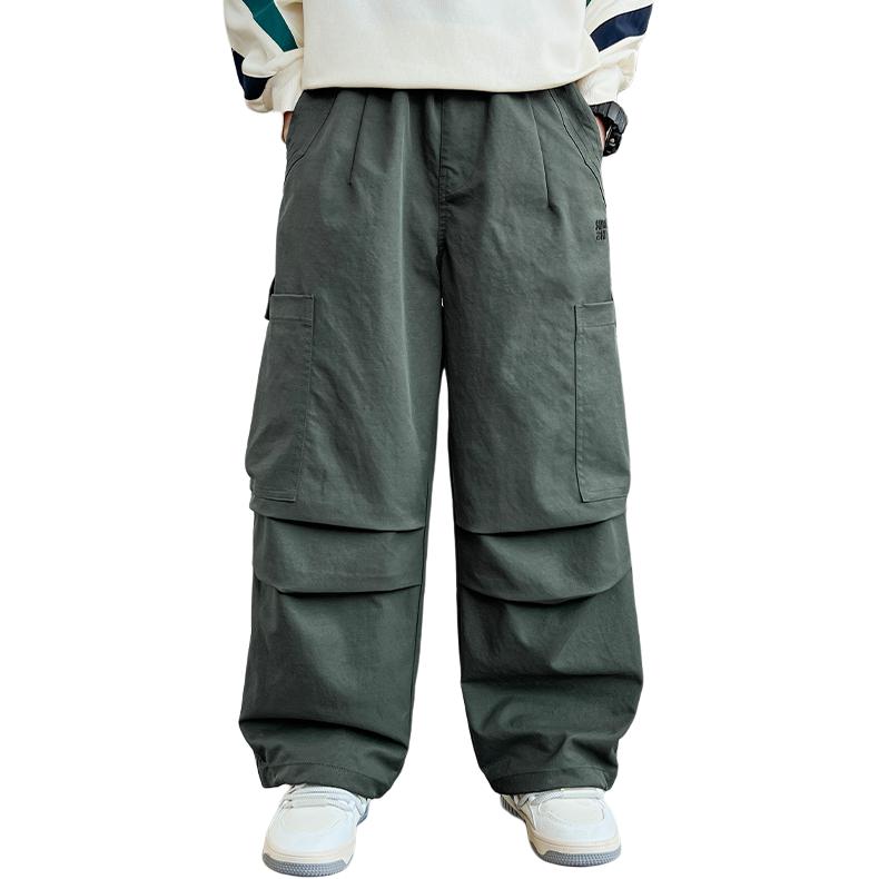 

Весенние и осенние карго штаны для подростков Disney, зеленый