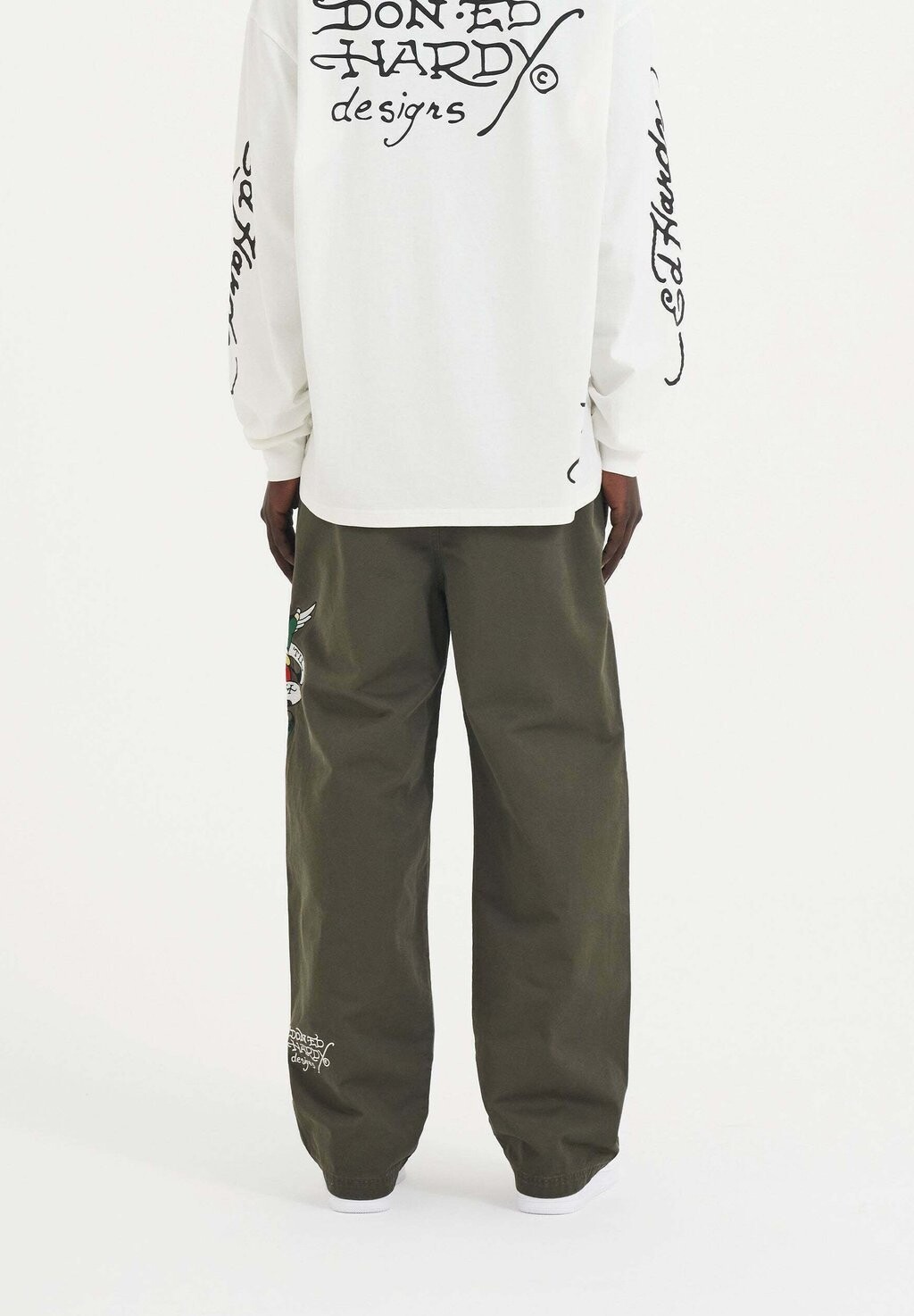 

Брюки TRUE TILL DEATH BAGGY SKATER Ed Hardy, зеленый