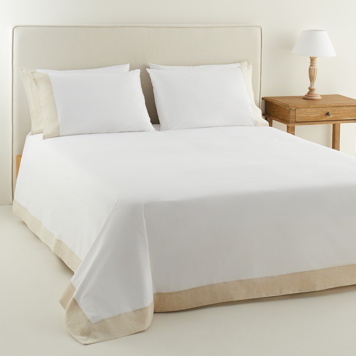 

Комплект пододеяльников Jolie из хлопка El Corte Inglés, белый