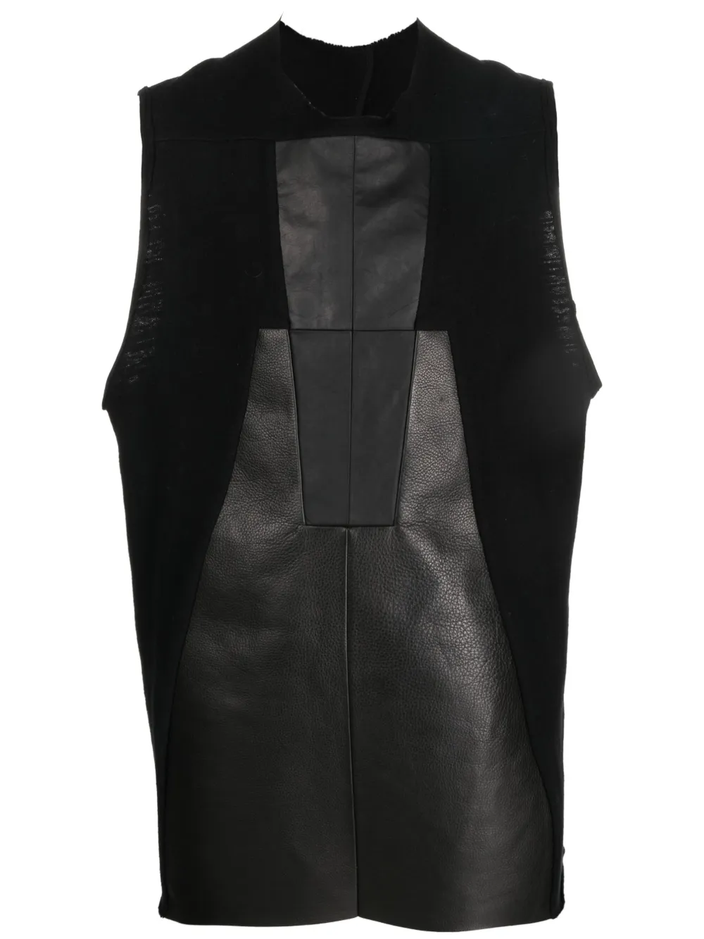 

Топ со вставками Rick Owens, черный