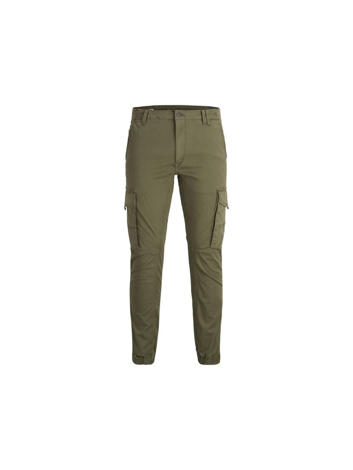 

Тканевые брюки Jack & Jones, оливковый