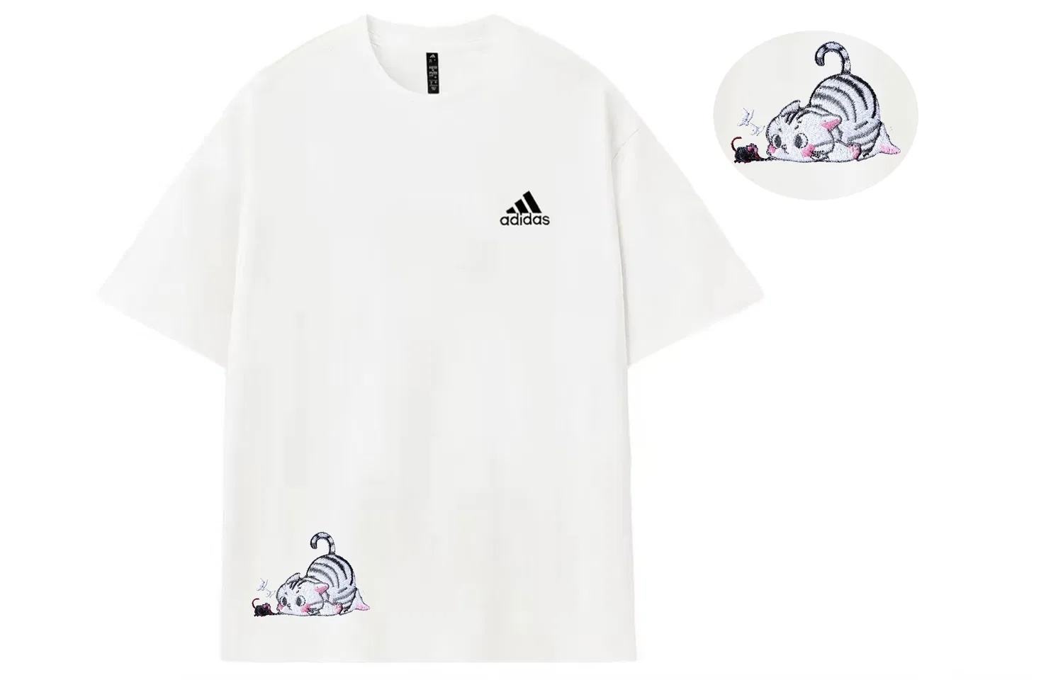 Футболка MUST HAVES унисекс White Adidas, Ecru — фото 3