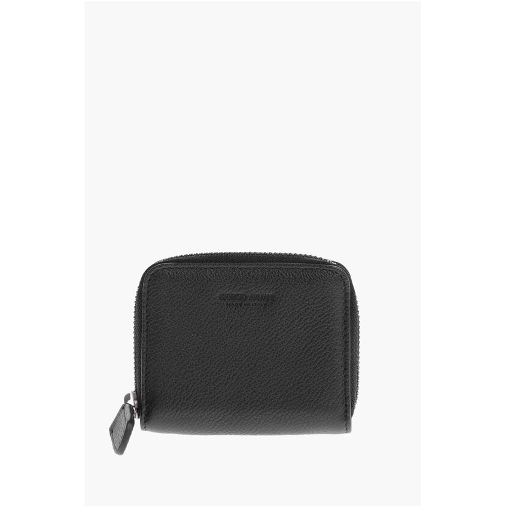 

Кошелек из черной телячьей кожи Armani, Black