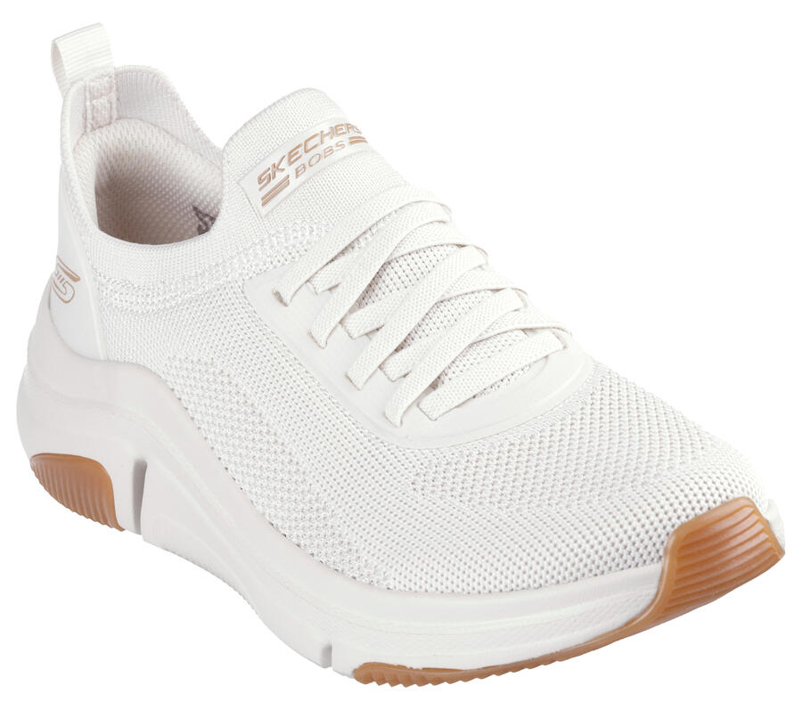 SKECHERS Женские кроссовки BOBS SPARROW FLEX INSTANT CLOUT Slip-On белого цвета
