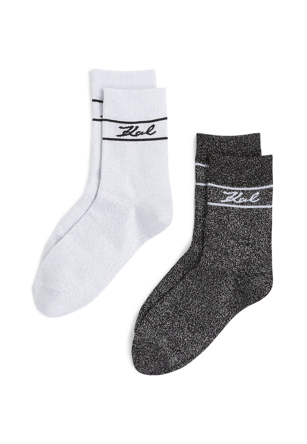 

Носки PACK OF 2 KARL LAGERFELD, черный