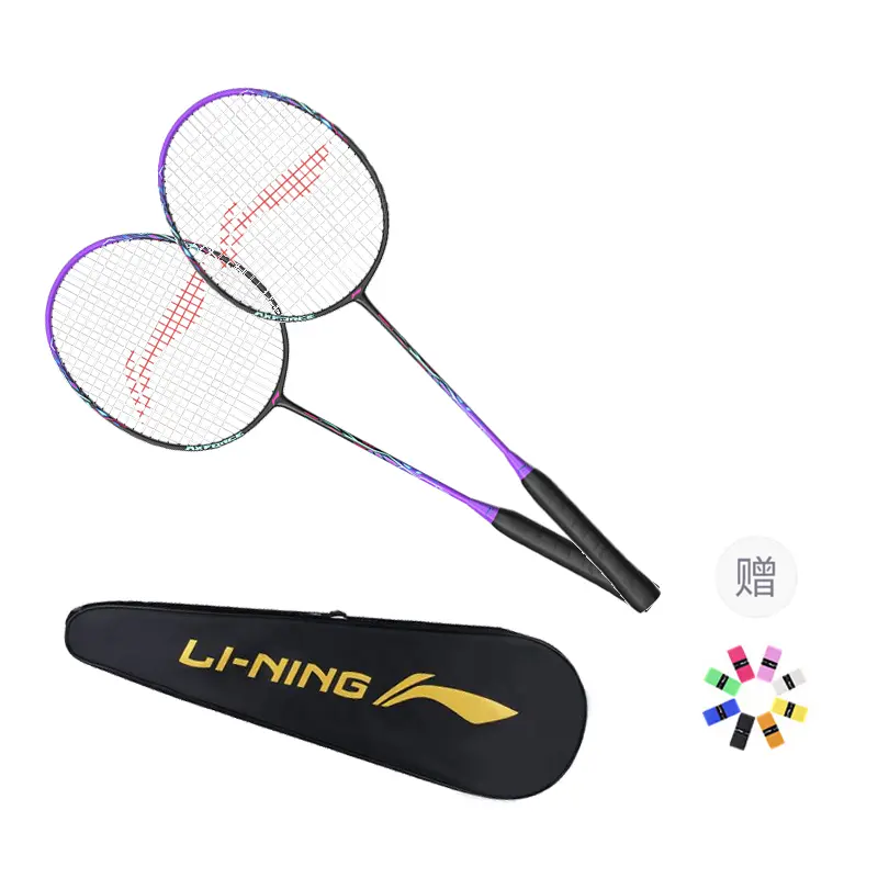 

Thunder 9 AXFORCE9 бадминтонная ракетка из карбона и алюминия атакующего типа с утяжеленной головкой, жестким стержнем, начальный уровень LINING