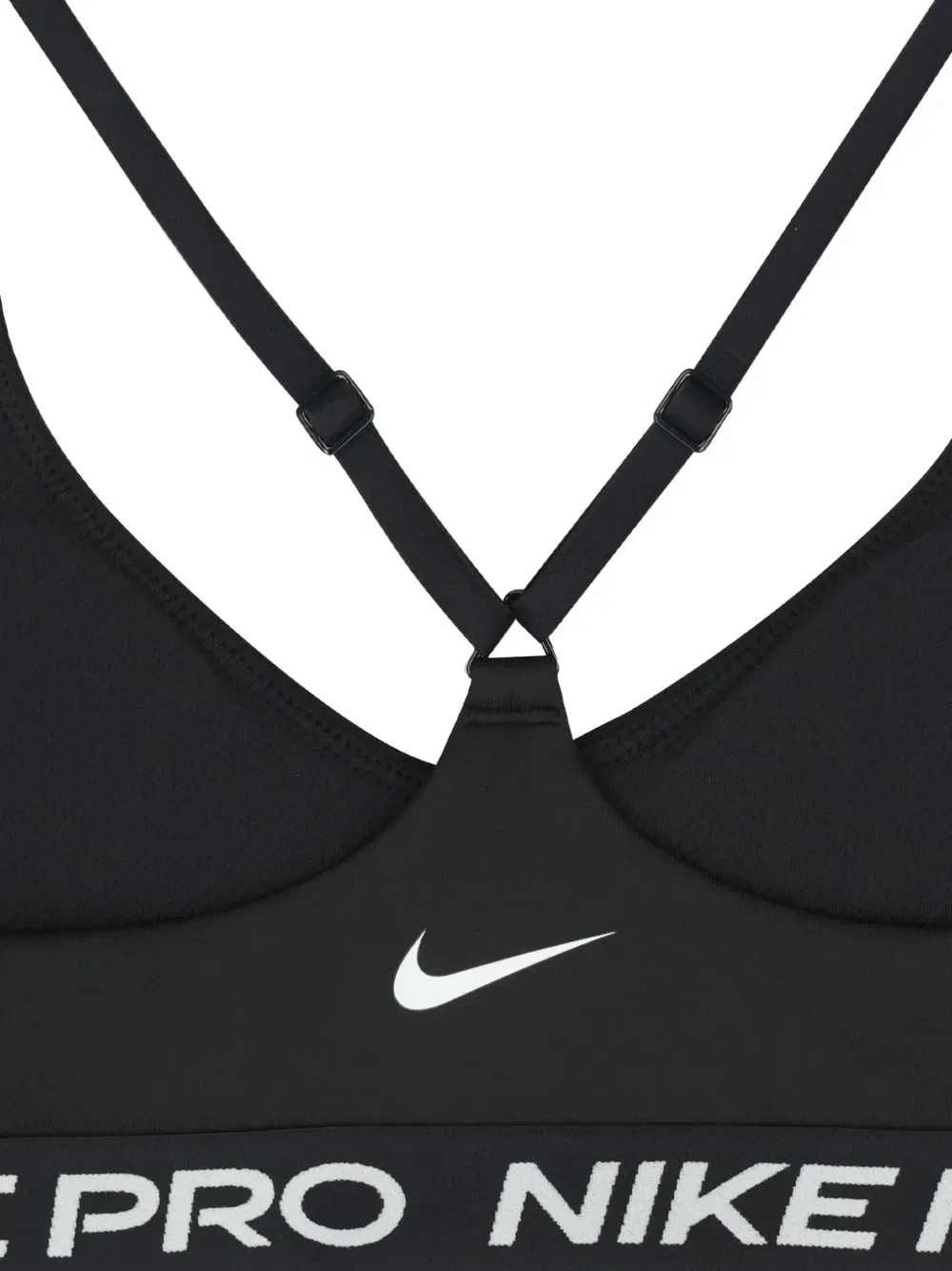Топ с принтом логотипа Nike Kids, черный — фото 4