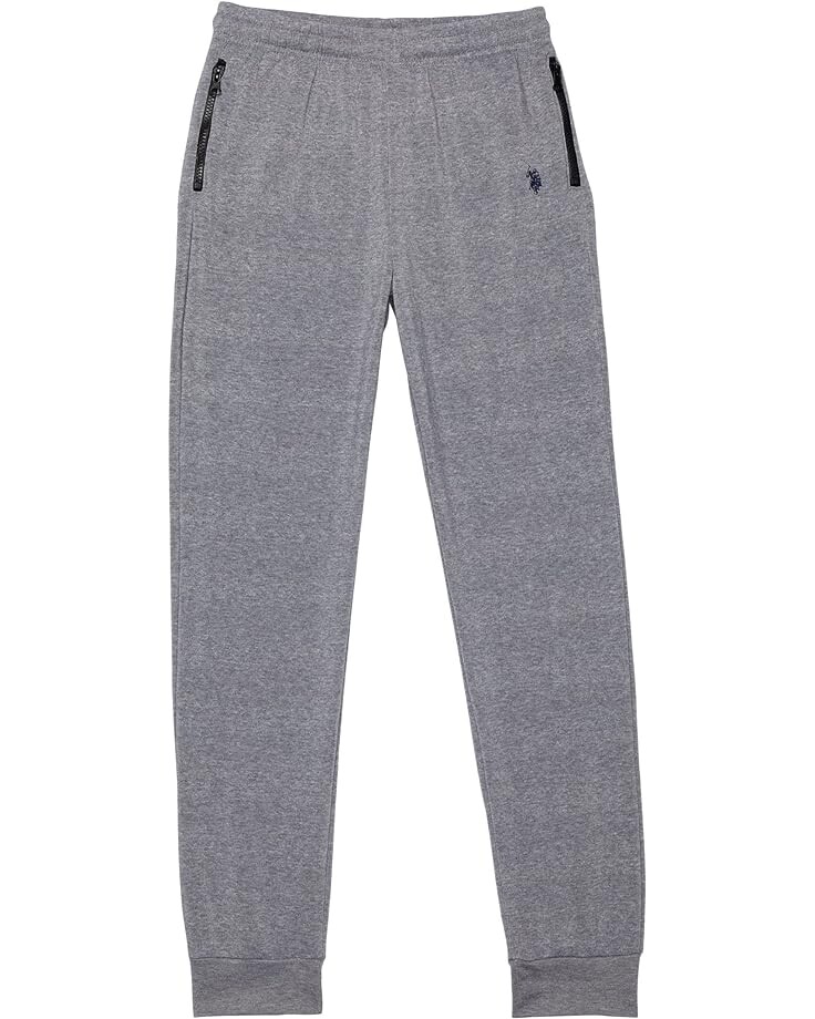 

Брюки U.S. POLO ASSN. Zip Pocket Fleece Pants, цвет Campus Grey Heather