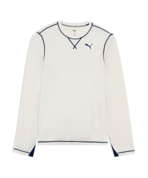 

Мужская футболка для бега с длинным рукавом PUMA RF, кремовая