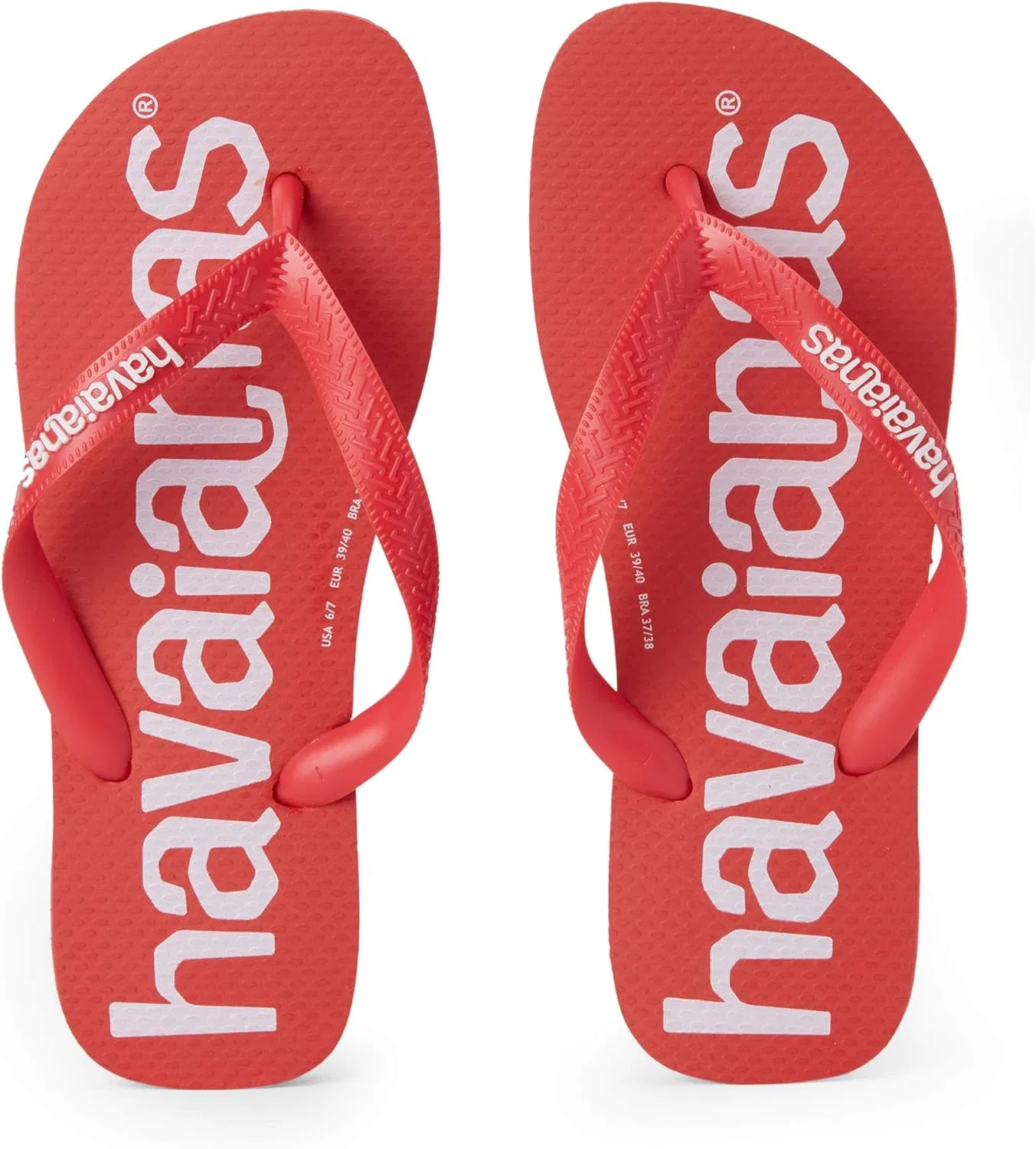 Шлепанцы Havaianas Top Logomania, красный — фото 3