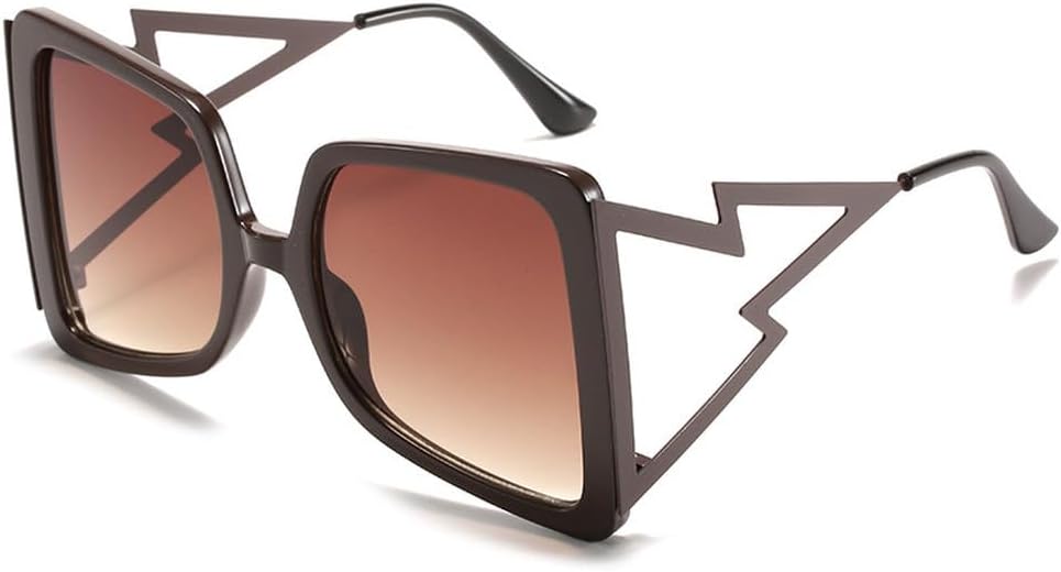 

Солнцезащитные очки большого размера для женщин в стиле ретро с широкими изогнутыми дужками, стильные солнцезащитные очки в крупной оправе, сексуальные очки для женщин HVTVTLA, C2