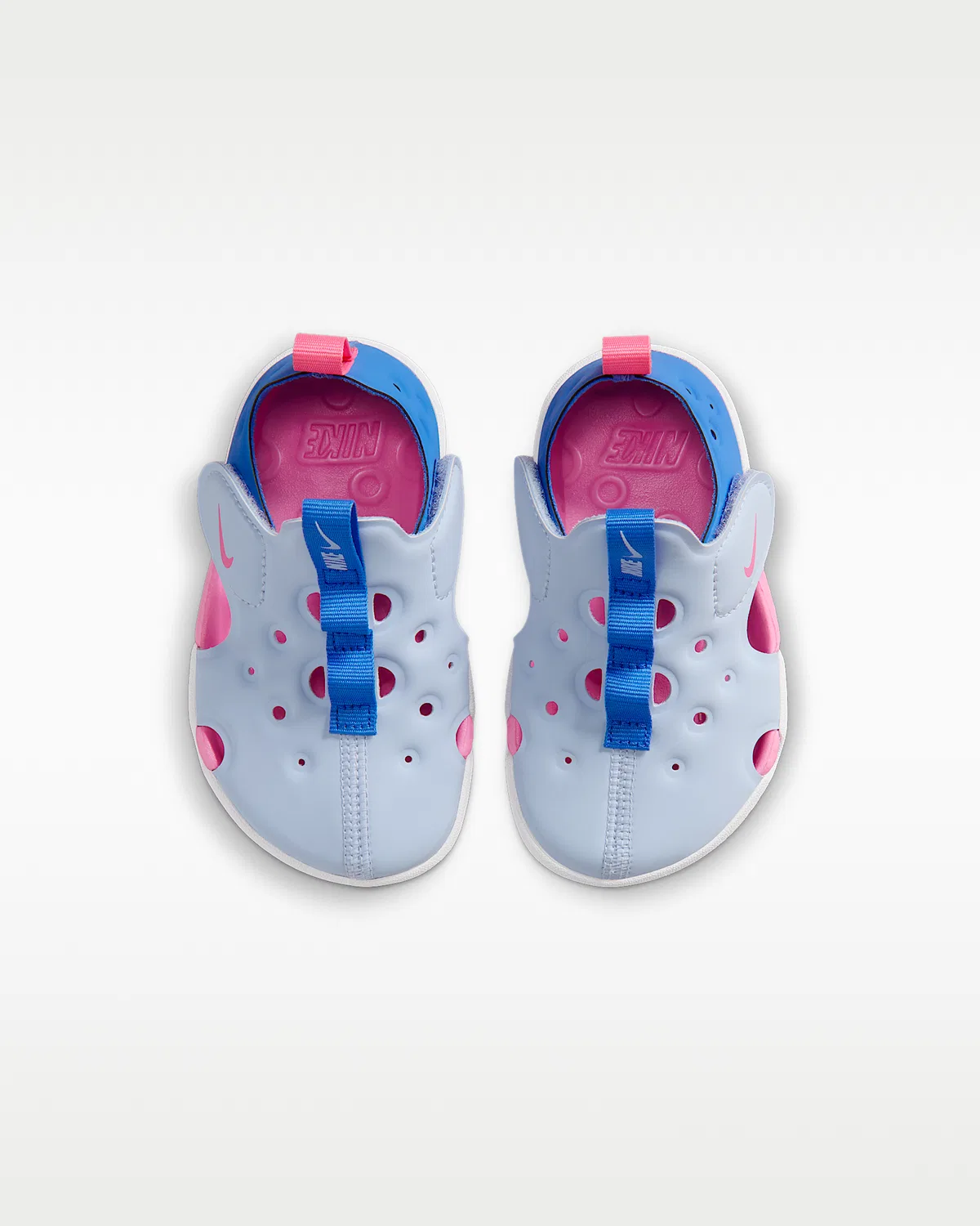 Детские сандалии Nike Sunray Protect 4, Hydrogen Blue/Blue Crystal/White/Pink Glow — фото 4