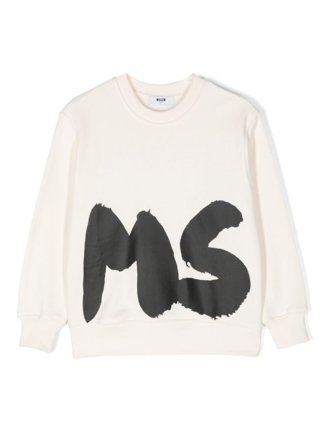 

MSGM Kids толстовка с логотипом, нейтральный цвет