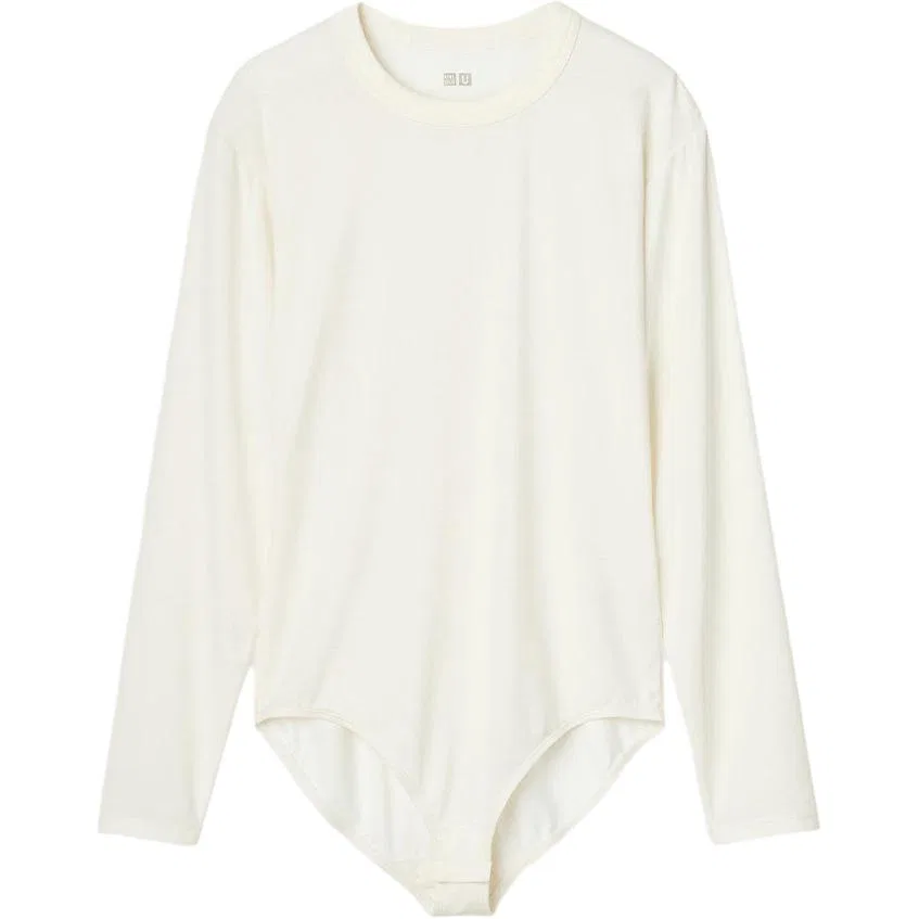 Боди UNIQLO U Collection SS26 слоновая кость