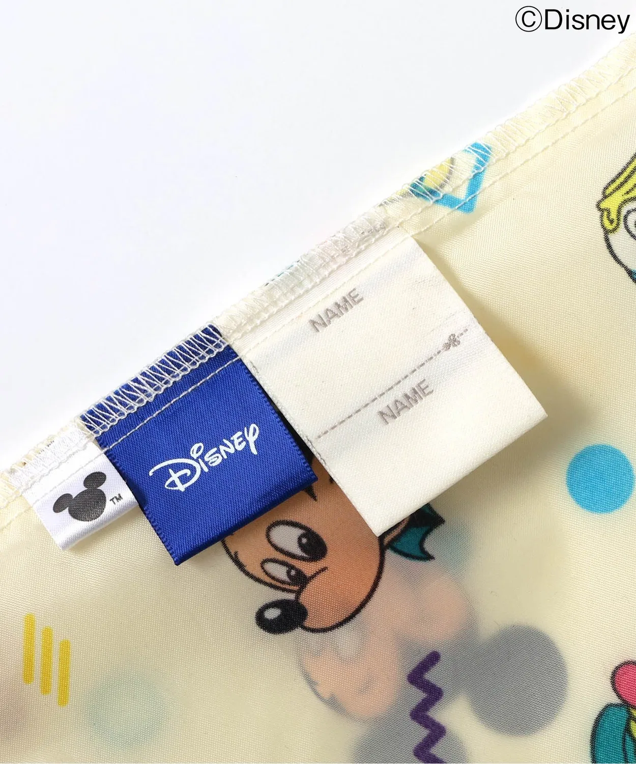 Детский дождевик Disney Микки и друзья, полиэстер, цвет кремовый — фото 3