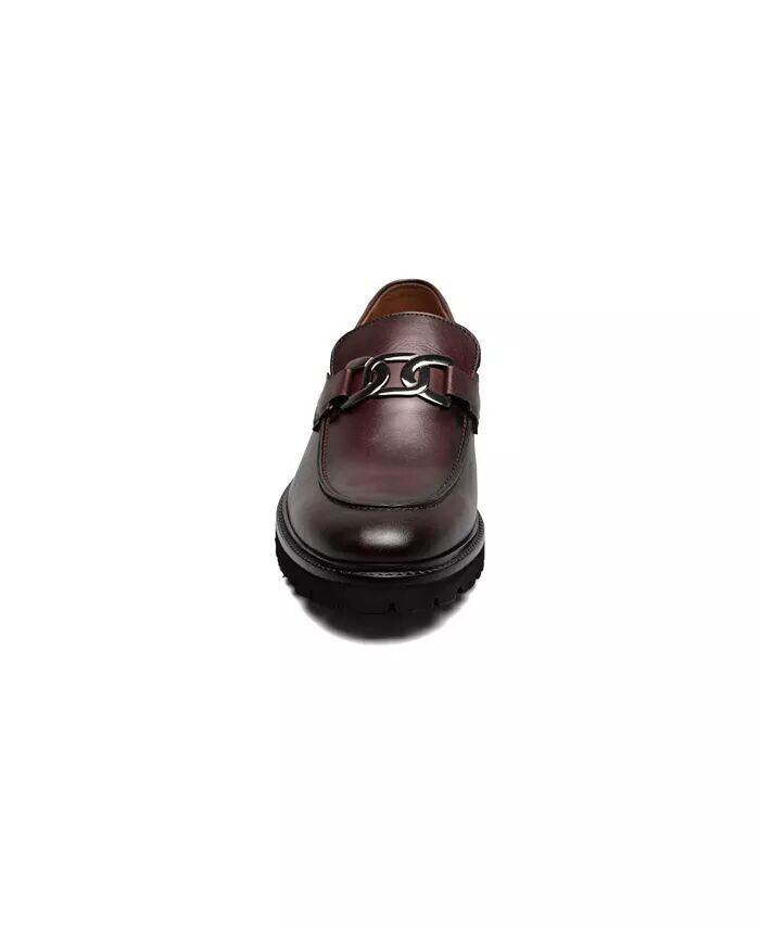 Мужские туфли Hale Moc Toe Bit Slip On Loafer Stacy Adams, красный — фото 2