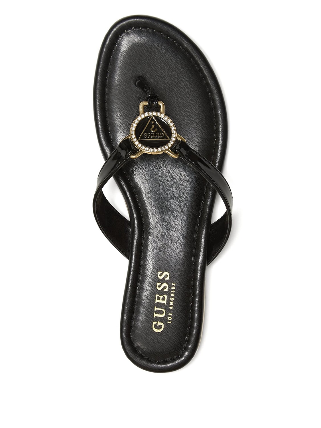 

Сандалии Justy Bling вьетнамки Guess Factory, черный