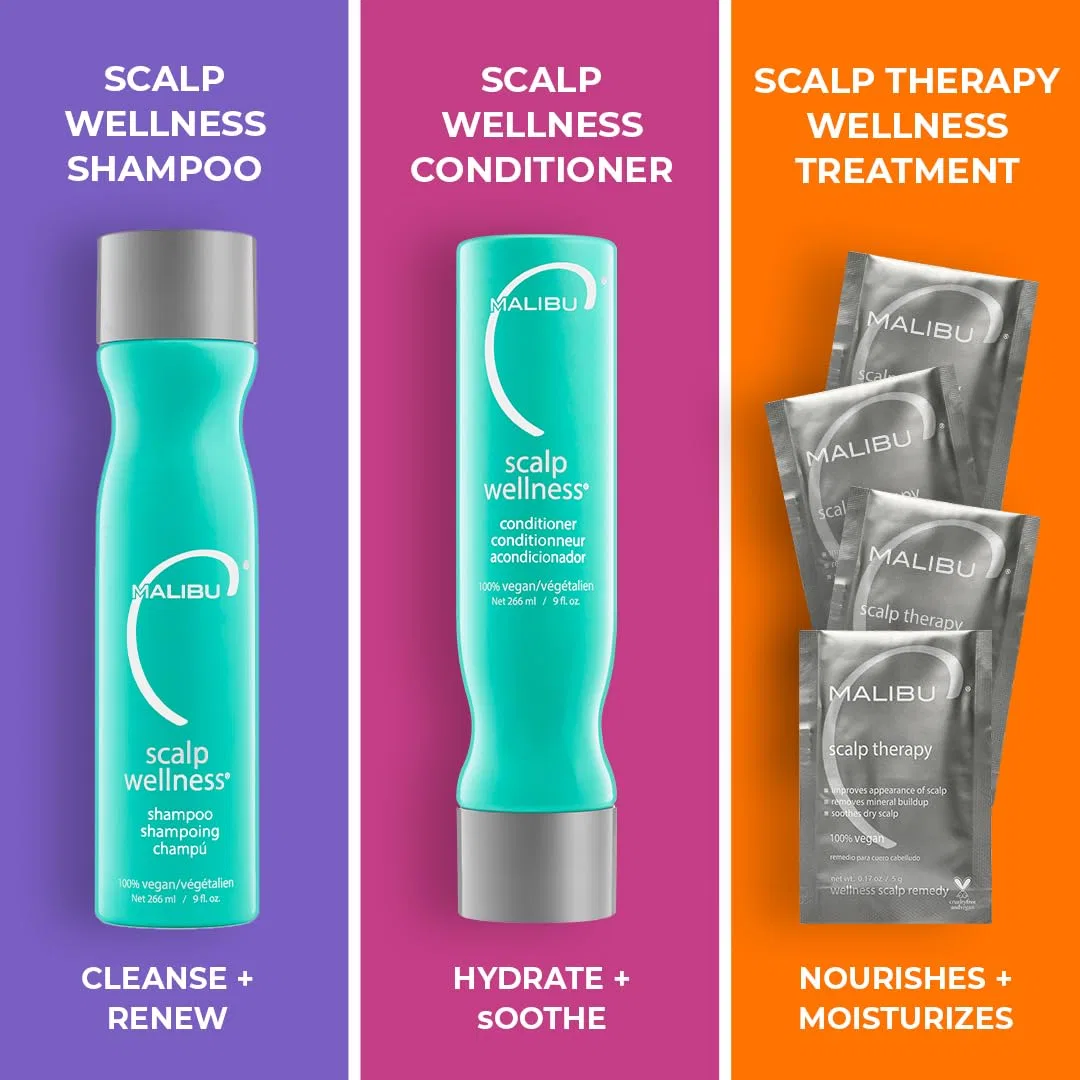 Набор для ухода за кожей головы «Scalp Wellness Collection» от Malibu C ‎Malibu C — фото 4