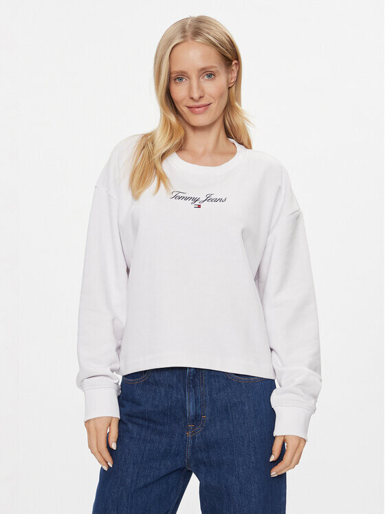 

Толстовка свободного кроя Tommy Jeans, белый