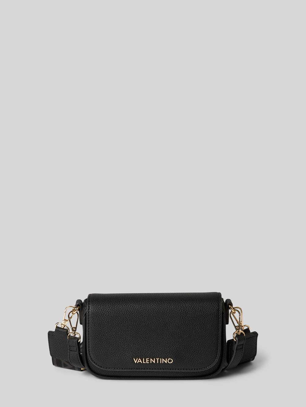

Сумочка с аппликацией на этикетку модель 'MIRAMAR' VALENTINO BAGS, черный