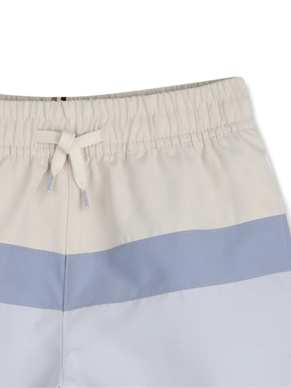 Плавки-шорты в стиле колор-блок Boss Kidswear, синий — фото 3