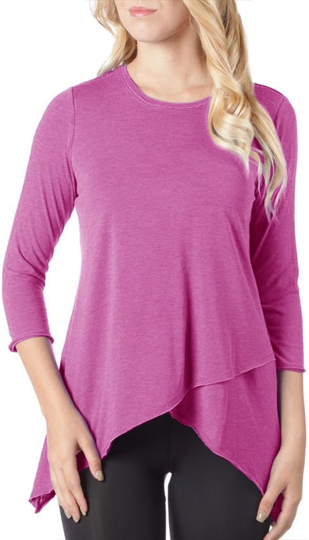 

Женский асимметричный повседневный трикотажный топ Calvin Klein Performance, Vivid Violet