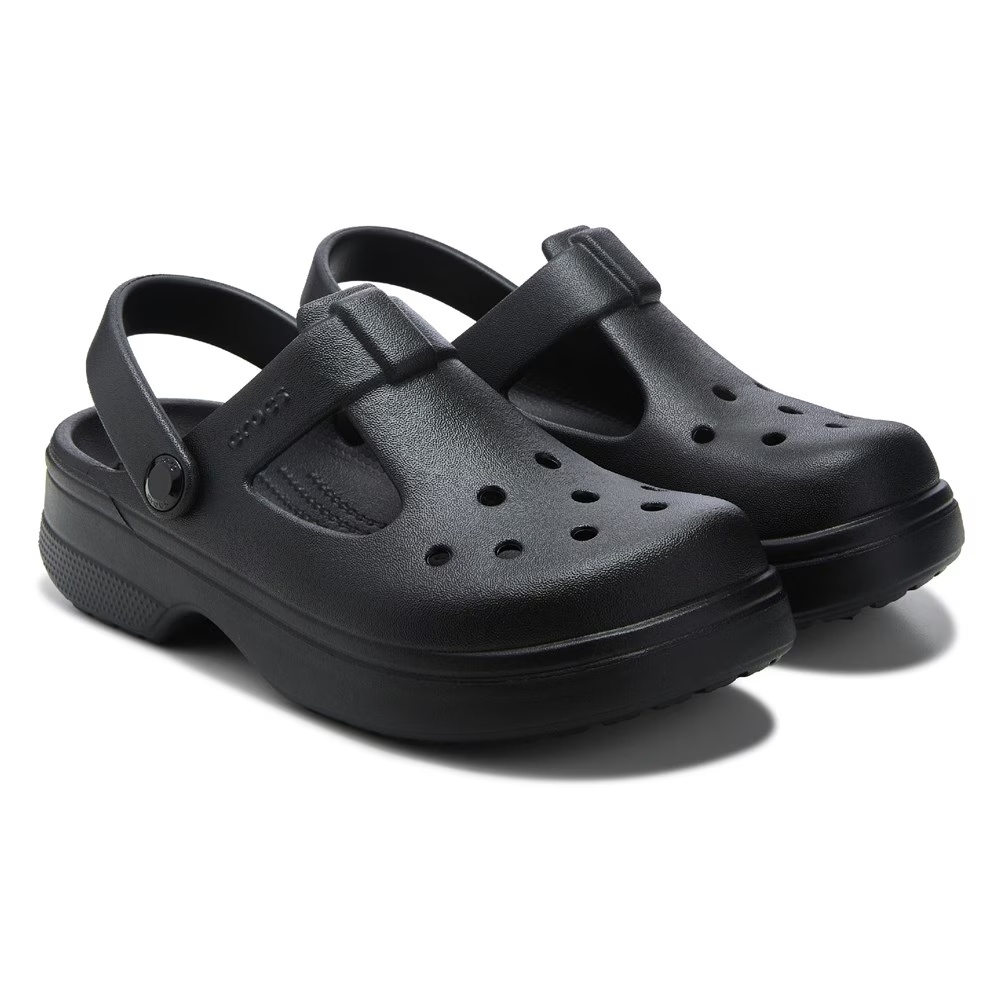 

Детские классические туфли-мэри джейн Crocs для маленьких/больших детей, black